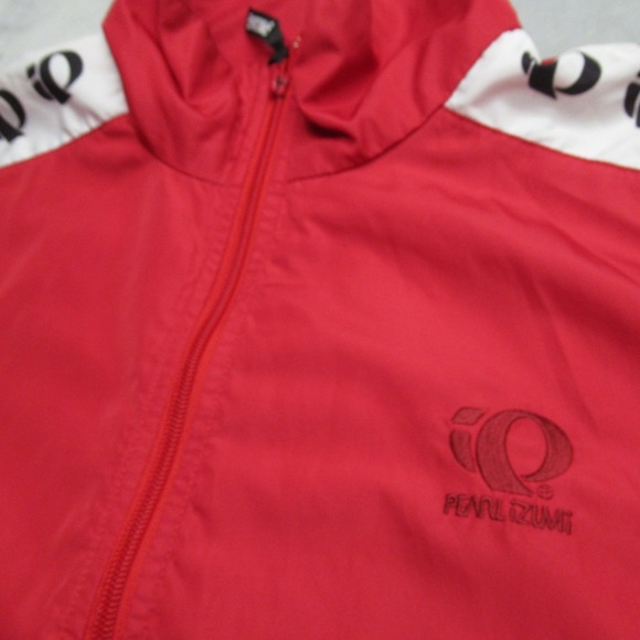 Pearl Izumi Cycling Vest Unisex Medium Red Sleeveless Full Zip Windbreaker - Picture 7 of 11